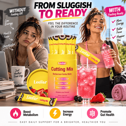 Mezcla de corte LeeFar de CARAMELA BEAUTY USA, suplemento natural para aumentar metabolismo y energía.