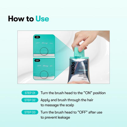 Suero capilar PDRN Reedle Shot de CARAMELA BEAUTY USA en botella con aplicador, para renovación del cuero cabelludo y cabello más grueso