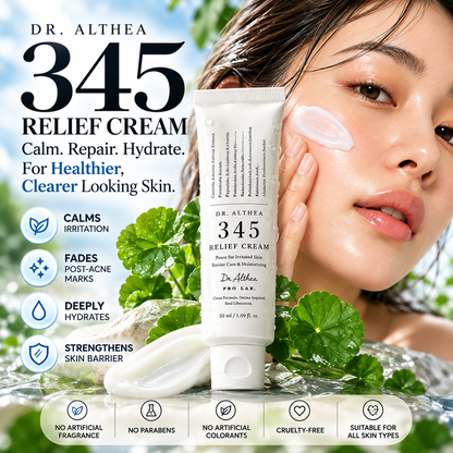 Dr. Althea 345 Relief Cream 50ml – Korean Moisturizer for Skin Barrier & Redness Care