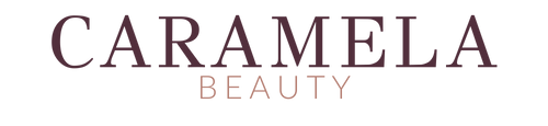 Caramela Beauty premium typographic logo