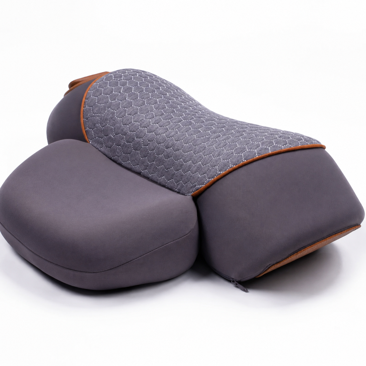 Almohada térmica de masaje cervical con tracción Thera Pillow™ de CARAMELA BEAUTY USA, diseñada para aliviar tensión en el cuello.