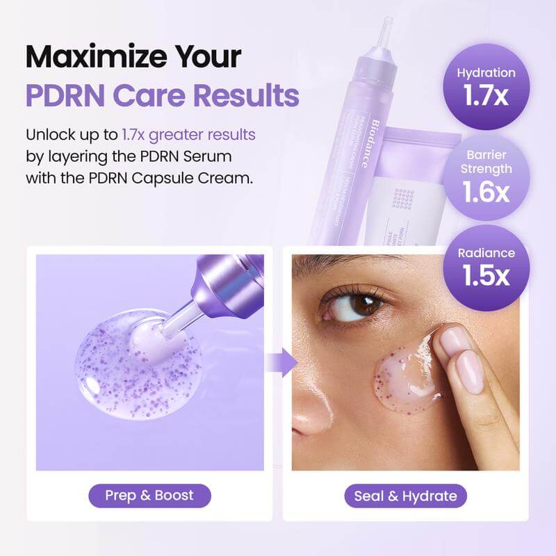 Suero rejuvenecedor Caviar PDRN de CARAMELA BEAUTY USA en envase con gotero, ideal para potenciar la piel y rejuvenecerla.