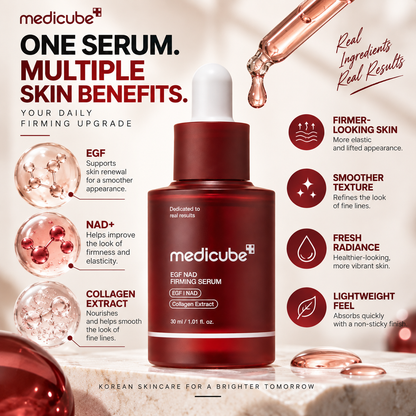 Medicube EGF NAD+ Firming Serum: Ultimate Anti-Aging & Skin Renewal