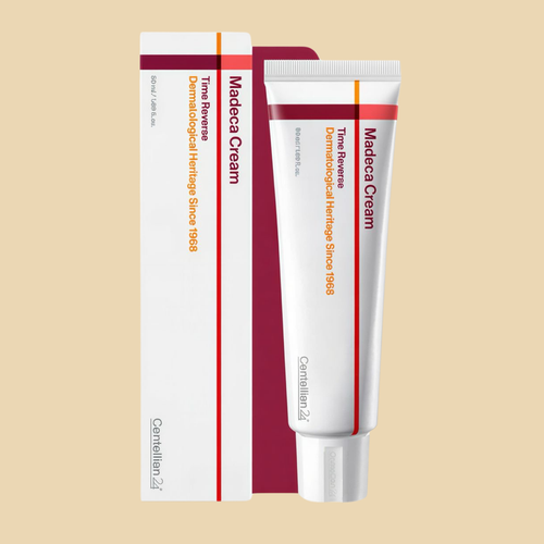 Crema facial Madeca de CARAMELA BEAUTY USA para anti-edad, firmeza y renovación de barrera cutánea, en envase de 50 ml